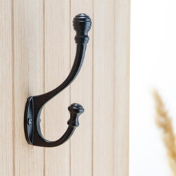 Hammer and Tongs Hammer & Tongs Ball End Hat & Coat Hook - W35mm X H135mm - Brass - thumbnail 5