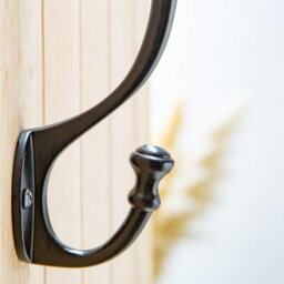 Hammer and Tongs Hammer & Tongs Ball End Hat & Coat Hook - W35mm X H135mm - Brass - thumbnail 6