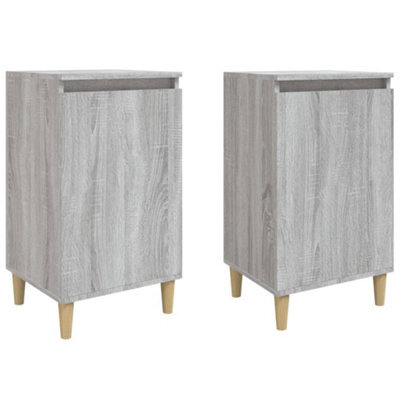 Berkfield Classic Bedside Cabinets 2 Pcs Grey Sonoma 40X35X70 Cm Engineered Wood - image 1