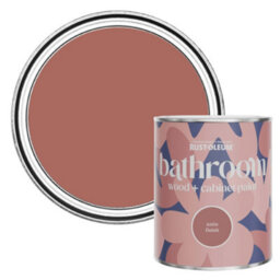 Rust-Oleum Salmon Satin Bathroom Wood & Cabinet Paint 750Ml