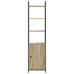 Walplus Book Cabinet Sonoma Oak 40 X 24 X 161 Cm Engineered Wood - thumbnail 8