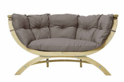 Amazonas Globo Siena Due Garden Sofa Taupe - thumbnail 2