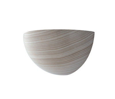 Luminosa Lighting Luminosa Moritz Wall Uplight Beige 25X12.5X12.5Cm - image 1