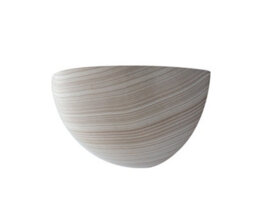 Luminosa Lighting Luminosa Moritz Wall Uplight Beige 25X12.5X12.5Cm - thumbnail 1
