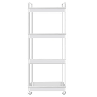 4 Tier Salon Beauty Trolley Kitchen Bathroom Storage Stand Basket Fruit Rack - image 1