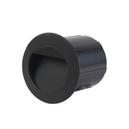 Luminosa Lighting Luminosa Piani Outdoor Recessed Wall Lamp Black 4000K Neutral White Ip65