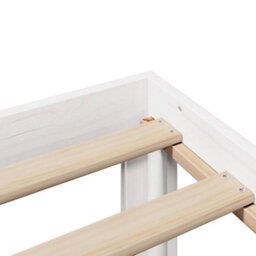 Walplus Bed Frame With Headboard Without Mattress White 90X200 Cm - thumbnail 9