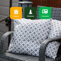Gardenwize Pack Of 2 Diamond Design Cushion Covers 45 X 45Cm Indoor Outdoor - thumbnail 6