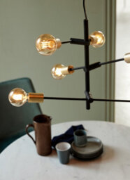 Nordlux Josefine Metal Pendant Light Adjustable Head Black,mains - thumbnail 6
