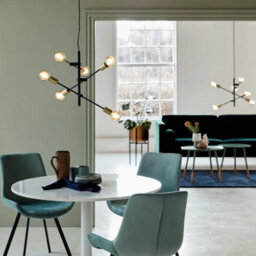 Nordlux Josefine Metal Pendant Light Adjustable Head Black,mains - thumbnail 1
