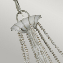 Luminosa Lighting Elstead Feiss Maryville 6 Light Chandelier Washed Grey - thumbnail 3
