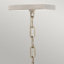 Luminosa Lighting Luminosa Hinkley Stinson Lanterns Pendant Ceiling Light Black With Polished Nickel - thumbnail 2
