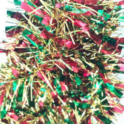 HSD Chunky Red Green Tinsel Garland - 2M (6.5Ft), Festive Christmas & Party Decoration, Mantel & Home Decor - thumbnail 2