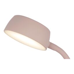 GoodHome Auklet Round Matt Pink Integrated Led Table Lamp - thumbnail 4