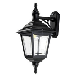 Elstead Kerry 1 Light Outdoor Coastal Wall Lantern Light Black Ip44, E27 - thumbnail 1
