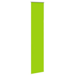 Berkfield Durable Roller Blind Blackout Leaves Green 40X230 Cm Fabric Width 35.7 Cm Polyester - thumbnail 3