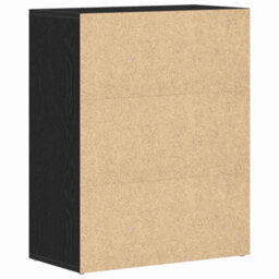 Berkfield Black Oak Sideboard 60X30X75 Cm Made Of Engineered Wood - thumbnail 6