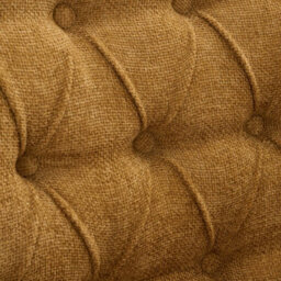 Compact Chenille Gold Accent Chair With Buttons Lydia - Classic Fabric Armchair, Doorstep Delivery - thumbnail 8
