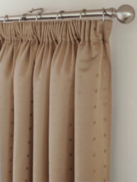 Luxury Living Adiso Pencil Pleat Taped Top Curtains Latte - thumbnail 5