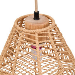 Komore Rattan Boho Pendant Light Household Hanging Lighting Fixture,e27 - thumbnail 7