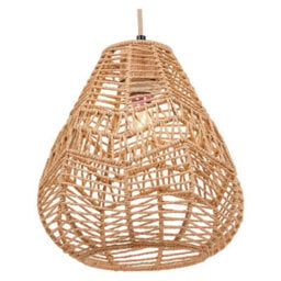 Komore Rattan Boho Pendant Light Household Hanging Lighting Fixture,e27 - thumbnail 1