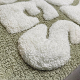 Allure Bath Fashions Good Vibes Slogan Bath Mat - Sage Green - thumbnail 2