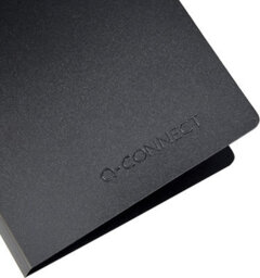 Q-Connect Polypropylene Name Business Card Holder 160 Card Black - thumbnail 3