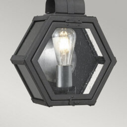 Luminosa Lighting Luminosa Quoizel Heath Outdoor Wall Lantern Mottled Black, Ip44 - thumbnail 2