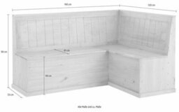 Dorel Home Sara Kitchen Corner Bench S In Stain Wax - thumbnail 5