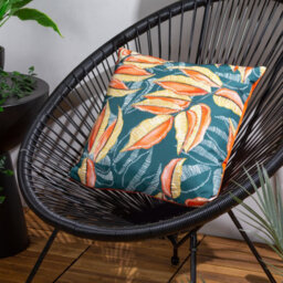 Wylder Tropics Ebon Wilds Akia Tropical Uv & Water Resistant Outdoor Polyester Filled Cushion - thumbnail 4