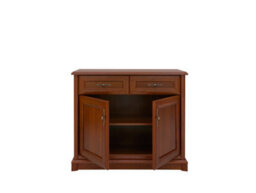 Arte Kent Chestnut 101Cm Sideboard - 2-Door Cabinet With 2 Drawers - thumbnail 2