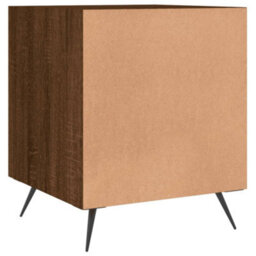 Berkfield Bedside Cabinets 2 Pcs Brown Oak 40X40X50 Cm Engineered Wood - thumbnail 8
