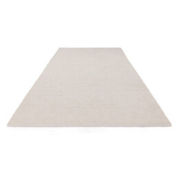 Cream Plain Handmade 4mm Thick Anti-Shed Rug For Bedroom, Dining Room, Stain-Resistant Modern Area Rug,-200Cm X 290Cm - thumbnail 4