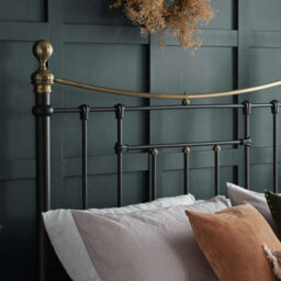Birlea Bronte King Bed Frame In Black - thumbnail 2