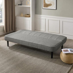 Home Detail Begonia Clic-Clac Sofa Bed With Black Legs, Grey Boucle - thumbnail 2