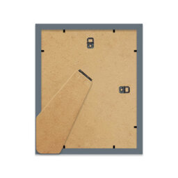 "10X8"" Grey Frame With Mount For 8X6"" Pictures 20mm Thin Edge Portrait And Landscape Display With Wall Hooks And Kickstand" - thumbnail 3