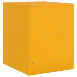 Berkfield Bedside Cabinets 2 Pcs Mustard Yellow 34.5X39X44 Cm Steel - thumbnail 9
