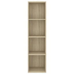 Walplus Wall-Mounted Tv Cabinet Sonoma Oak 37X37X142.5 Cm Engineered Wood - thumbnail 4