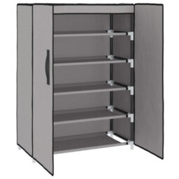 Walplus Shoe Cabinet Grey 60X28X90 Cm Fabric - thumbnail 5