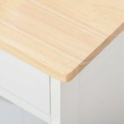 Wyld Haus Hala Wooden White Rolling Kitchen Island With Wine Rack, 1 Drawer And 3 Doors - L67 X D37 X H87Cm - thumbnail 9
