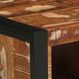 Berkfield Coffee Table Multicolour 90X50X36 Cm Solid Wood Reclaimed - thumbnail 6