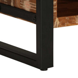 Berkfield Coffee Table Multicolour 90X50X36 Cm Solid Wood Reclaimed - thumbnail 8