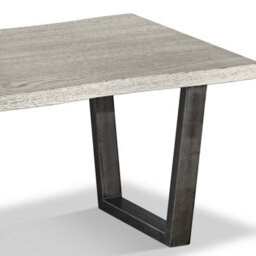Soho Grey 85Cm Large Industrial Coffee Table - By Roseland Furniture - thumbnail 6