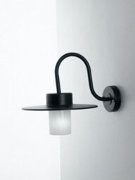 Luminosa Lighting Luminosa York Outdoor Dome Wall Light Black, Ip44 39.5X30X31.5Cm - thumbnail 2