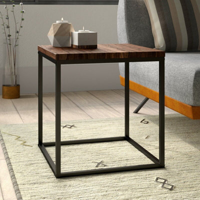 Aspect Furniture Savona Side Table/industrial Style Table (Vintage/black) - image 1