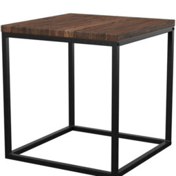 Aspect Furniture Savona Side Table/industrial Style Table (Vintage/black) - thumbnail 3