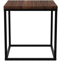 Aspect Furniture Savona Side Table/industrial Style Table (Vintage/black) - thumbnail 4