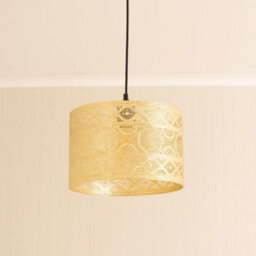 Valuelights Pair Of Casablanca Gold Metal Ceiling Lamp Shades - thumbnail 2