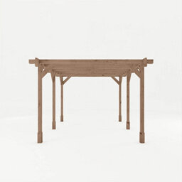 Waltons 3M X 4M Traditional Pergola Pressure Treated Wooden Garden Shelter - thumbnail 6