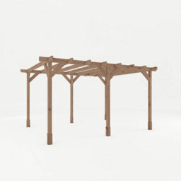 Waltons 3M X 4M Traditional Pergola Pressure Treated Wooden Garden Shelter - thumbnail 3